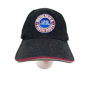White Pass & Yukon Route 125 Years Strapback Hat Black One Size Outdoor